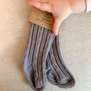 Kate Quinn High Socks, Ashes of Roses, 0-6 NWT